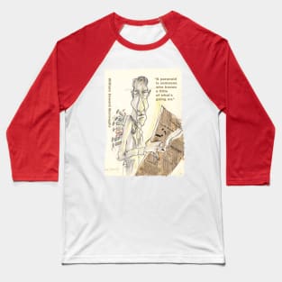 W.S. Burroughs, Paranoid, Quote Baseball T-Shirt